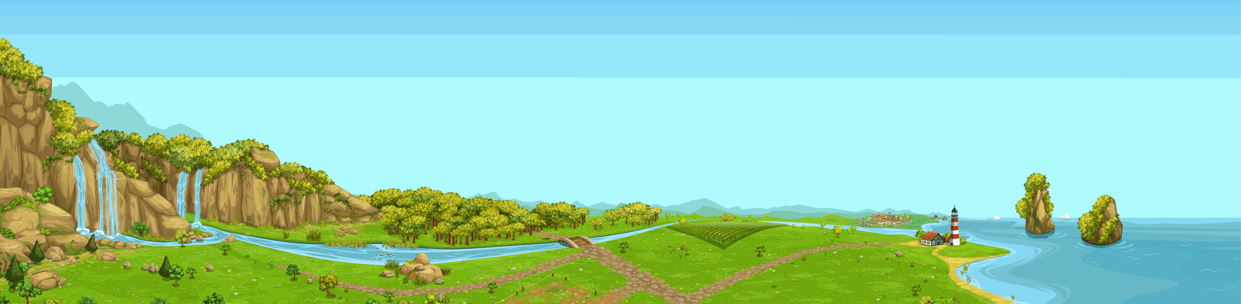 Wild waterfalls – Goodgame Big Farm