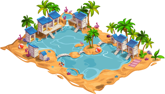 Beach giant duck coop – Goodgame Big Farm