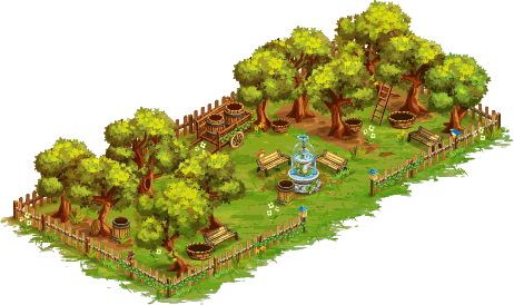 Výstavní jablečný sad – Goodgame Big Farm