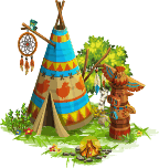 Barevné týpí – Goodgame Big Farm