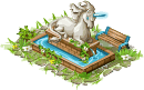 Socha ležícího jednorožce – Goodgame Big Farm