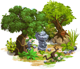 Socha v džungli – Goodgame Big Farm