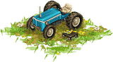 Modrý traktor